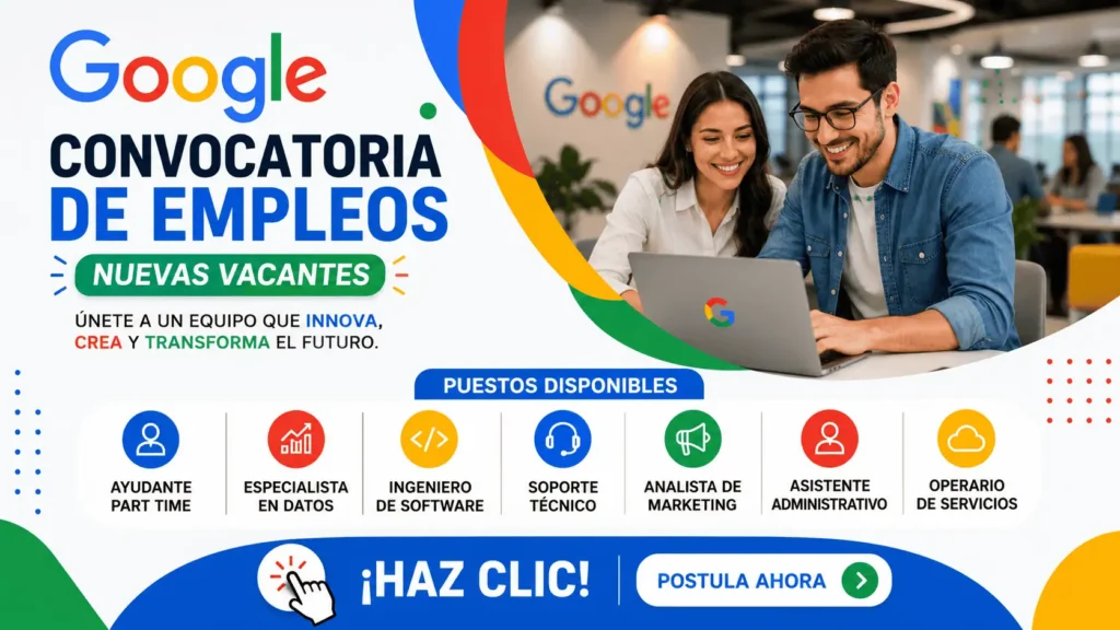 ÚNETE A GOOGLE 💻