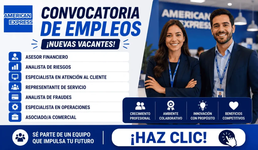ÚNETE A AMERICAN EXPRESS🌎