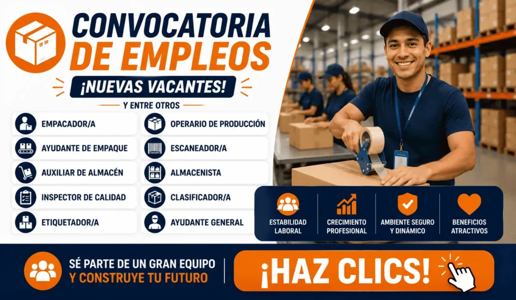 ÚNETE COMO EMPACADOR 📦