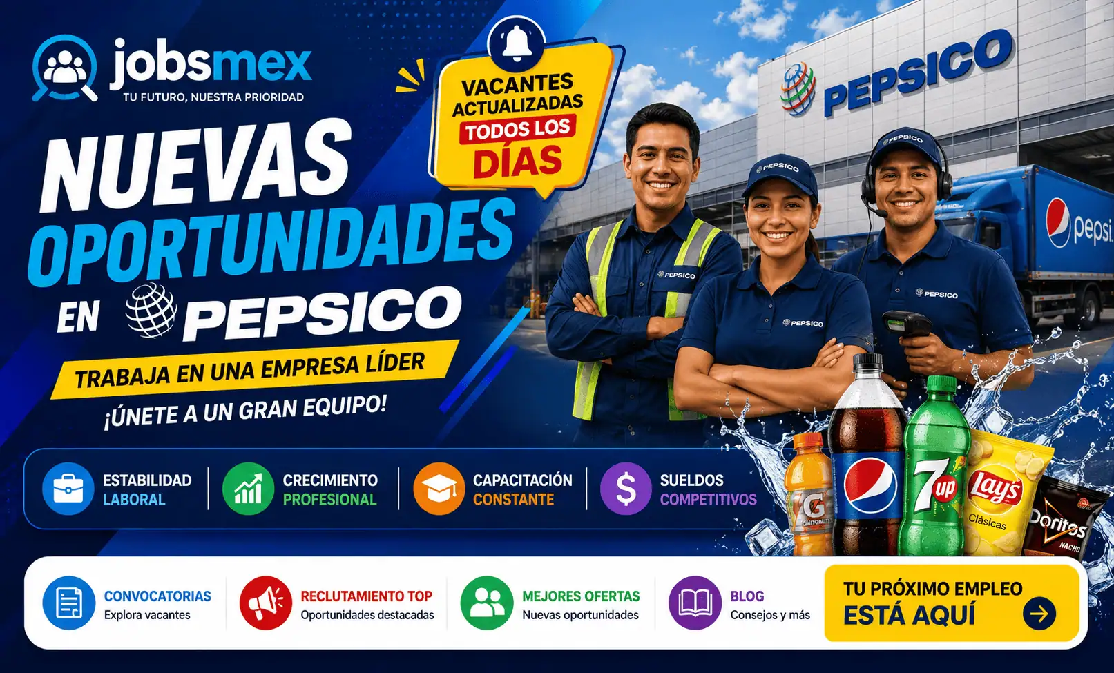 jobsmex PepsiCo Vacantes